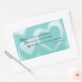 孫娘の卒業ダンス、水平、ギフト 長方形シール (封筒)