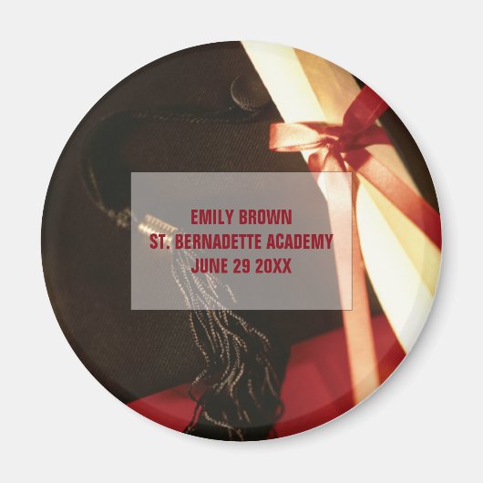 孫娘の卒業希望、磁石 マグネット (正面)