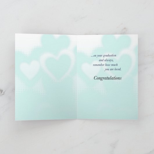 孫娘の卒業舞踊 カード (内部)