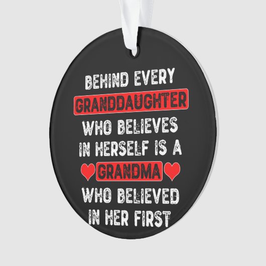 孫娘の後ろ オーナメント (正面)