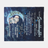 孫娘の恋人 |私の孫娘への手紙 フリースブランケット (正面(横))