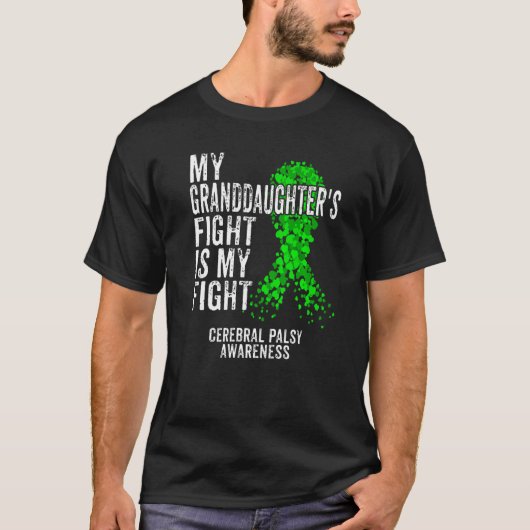 孫娘の戦い私の戦い脳性麻痺Cp W Tシャツ (正面)