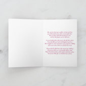 孫娘の折り畳みグリーティングカードの誕生 カード (内部)