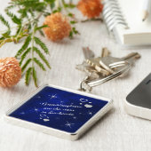 孫娘の星のハート キーホルダー (側面)