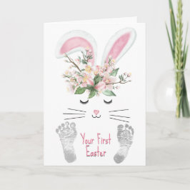 孫娘の最初のイースターバニー シーズンカード