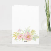 孫娘の花嫁の結婚式の日おめでとう カード (裏面)