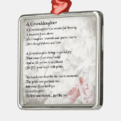 孫娘の詩-バレエシューズのデザイン メタルオーナメント (左)