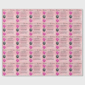 孫娘の詩-第21誕生日 ラッピングペーパー (フラット)