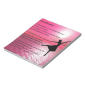 孫娘の詩 – ballerina ノートパッド (回転)