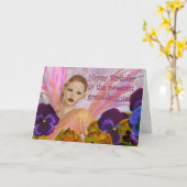 孫娘の誕生日カード-それをカスタマイズ カード (黄色い花)