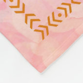 孫娘の贈り物|おじいちゃんおばあちゃん家から フリースブランケット (角)