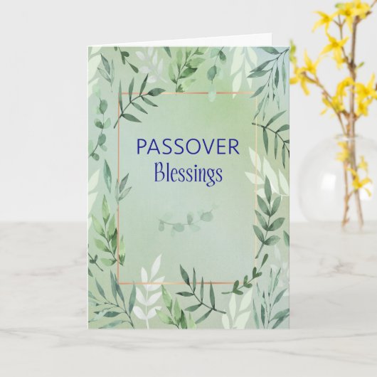 孫娘の通行人 カード (黄色い花)