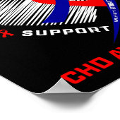 孫娘の闘いは私の闘い CHD 心臓病 ポスター (角)