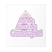 孫娘の頼贈り物について ノートパッド (正面)