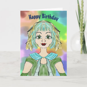 孫娘の13誕生日のカー素晴らしド カード