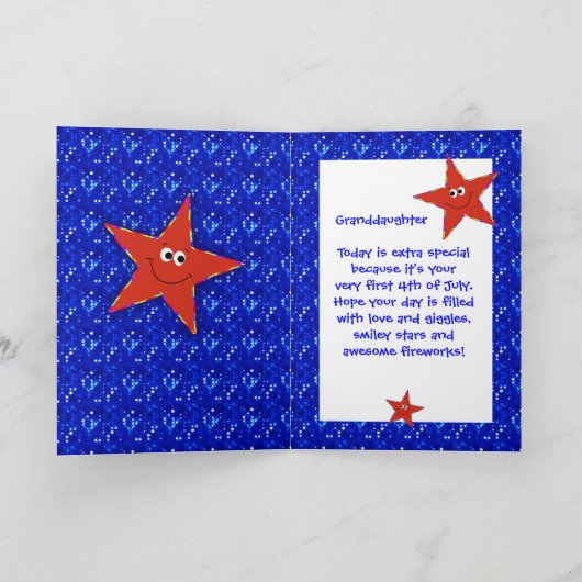 孫娘の7月1日 カード (内部)