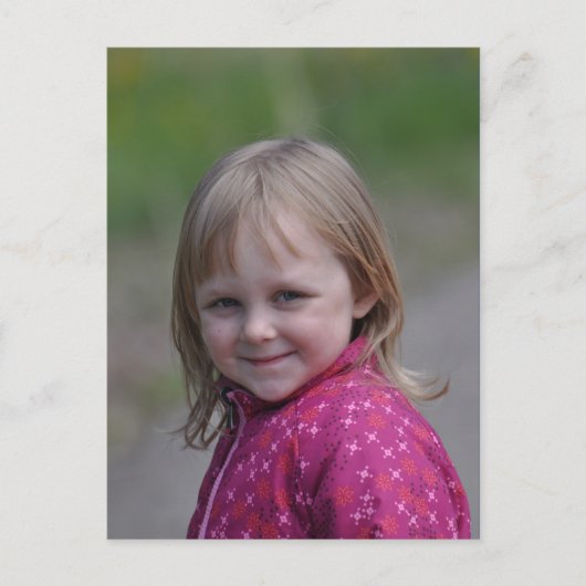 孫娘はがき ポストカード (正面)