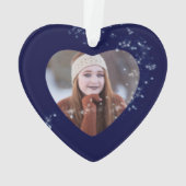 孫娘はギフト写真テンプレート オーナメント (裏面)