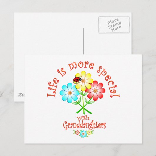 孫娘は特別 ポストカード (正面/裏面)