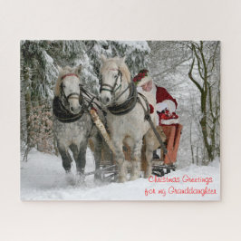 孫娘へのクリスマスプレゼント。 ジグソーパズル