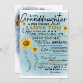 孫娘へのプレゼント 子供の誕生日プレゼント シーズンカード (正面/裏面)