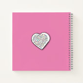 孫娘への可愛い手紙パーソナライズされた ノートブック (裏面)