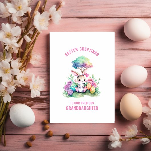 孫娘への復活祭の挨拶 カード