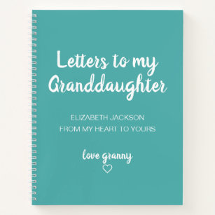 孫娘への手紙 ノートブック