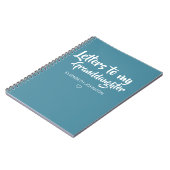 孫娘への手紙Keepsake Journal ノートブック (左側)