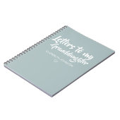 孫娘への手紙Keepsake Journal ノートブック (左側)