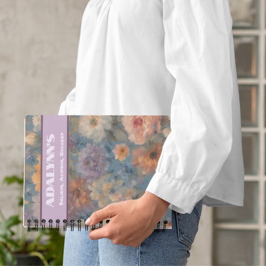 孫娘への軽度の水彩卒業ギフト ノートブック