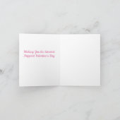 孫娘よ、バレンタインデーおめでとう カード (内部)