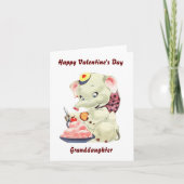 孫娘よ、バレンタインデーおめでとう カード (正面)