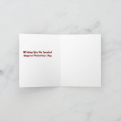 孫娘よ、バレンタインデーおめでとう カード (内部)