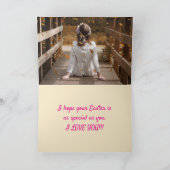 孫娘イースターカード サンキューカード (内部)