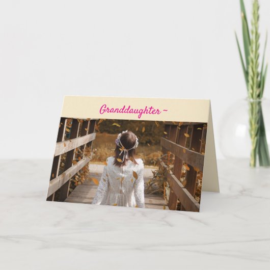 孫娘イースターカード サンキューカード (正面)