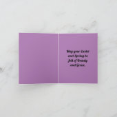 孫娘イースターチックカード シーズンカード (内部)