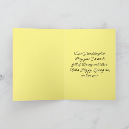 孫娘イースターチックスの卵カード シーズンカード (内部)