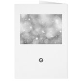 孫娘エレガントシルバー15誕生日カード (裏面)