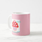 孫娘カップケーキバレンタインカード コーヒーマグカップ (正面左)