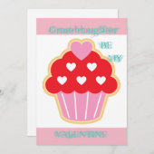 孫娘カップケーキバレンタインカード シーズンカード (正面/裏面)