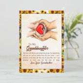 孫娘ギフト |愛おばあちゃん家族グループ シーズンカード (スタンド正面)