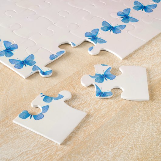 孫娘ギフト |愛おばあちゃん家族グループ ジグソーパズル (側面)