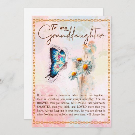 孫娘ギフト | Grandpaおばあちゃんの家族から シーズンカード (正面/裏面)