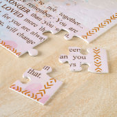 孫娘ギフト | Grandpaおばあちゃんの家族から ジグソーパズル (側面)