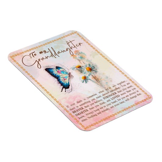 孫娘ギフト | Grandpaおばあちゃんの家族から マグネット (右側)