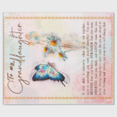 孫娘ギフト | Grandpaおばあちゃんの家族から ラッピングペーパー (フラット)