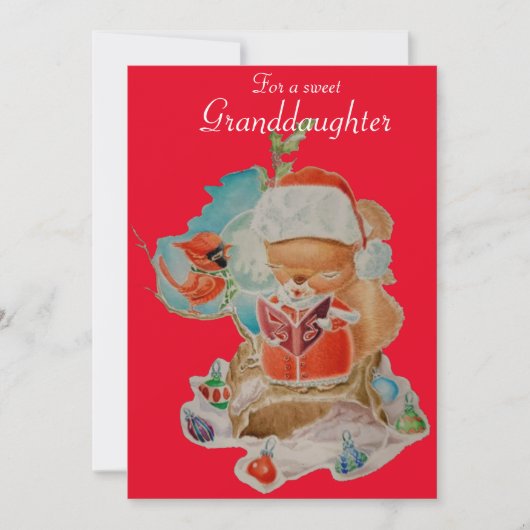 孫娘クリスマスグリーティングカード シーズンカード (正面)