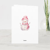 孫娘クリスマスツリープレゼント シーズンカード (裏面)