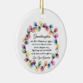 孫娘クリスマス、孫娘2025 セラミックオーナメント (右)